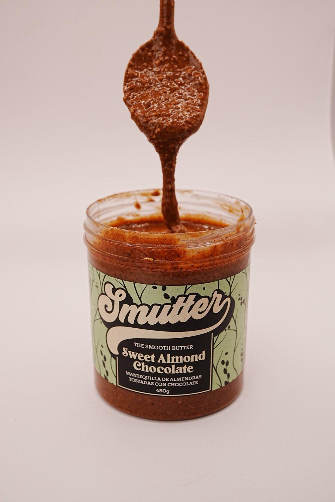 Mantequilla de Almendras Tostadas con Chocolate 450gr Smutter-2