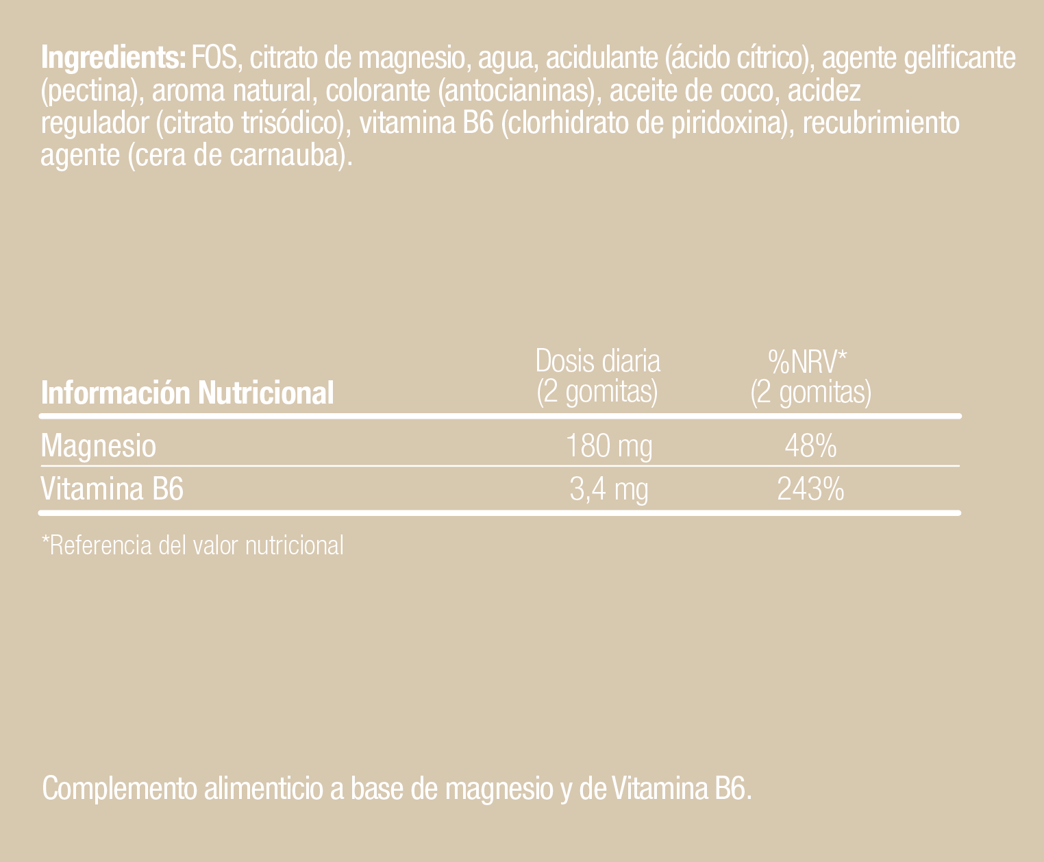 Gomitas de magnesio + vitamina B6-2
