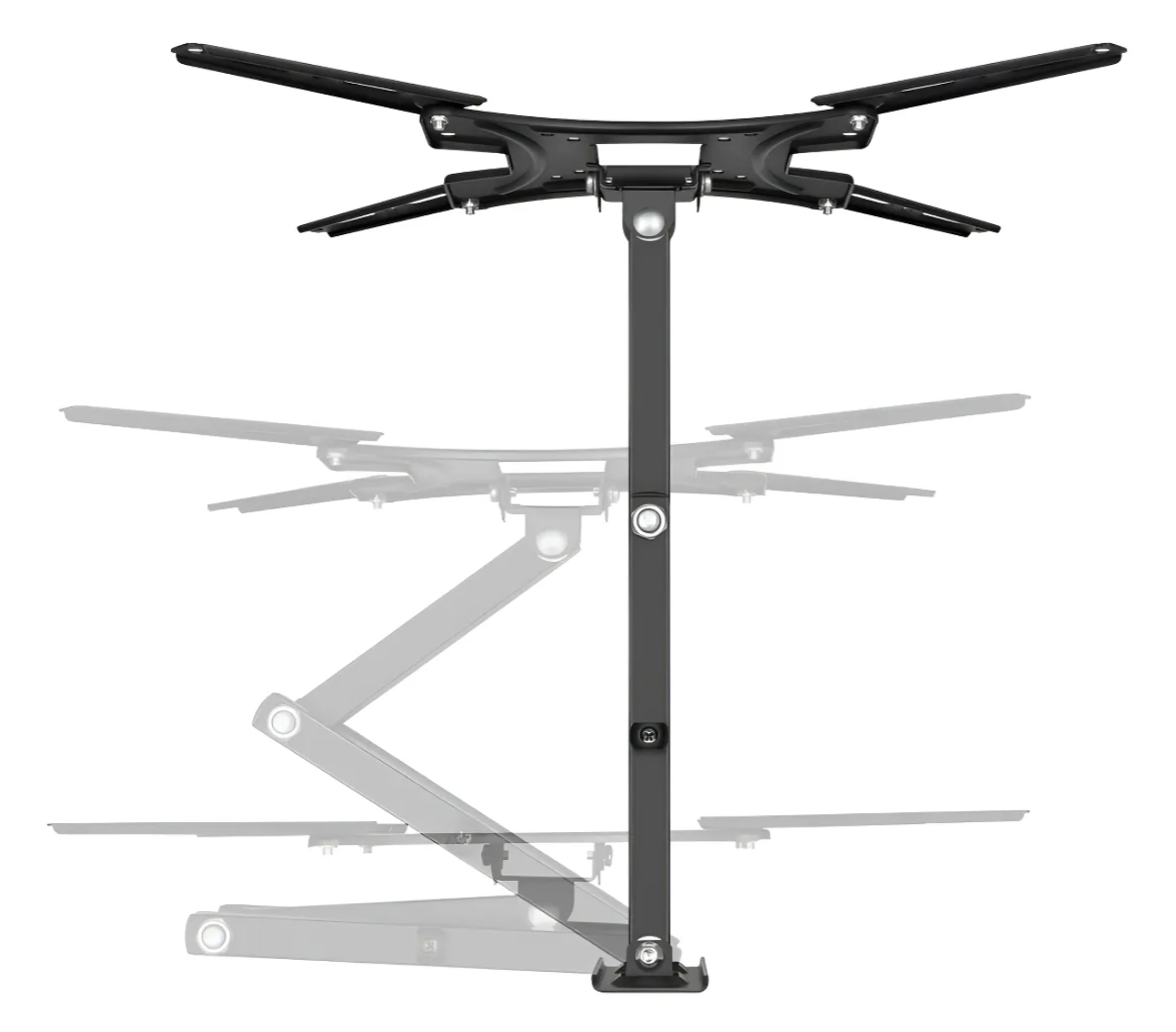 Soporte Para Television De 32 A 55 Ultradelgado Con Brazo Color Negro-2