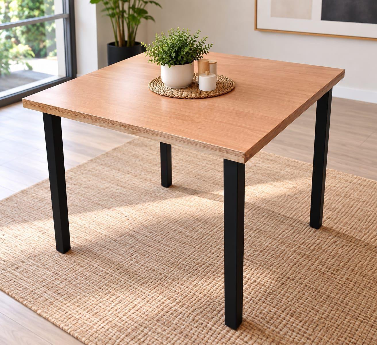 COMEDOR RANCO 4 SILLAS NEGRO-1