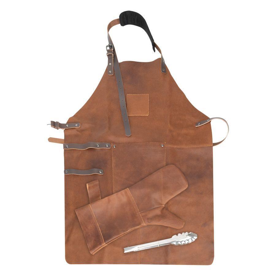 Set Asador de Cuero de Búfalo-2