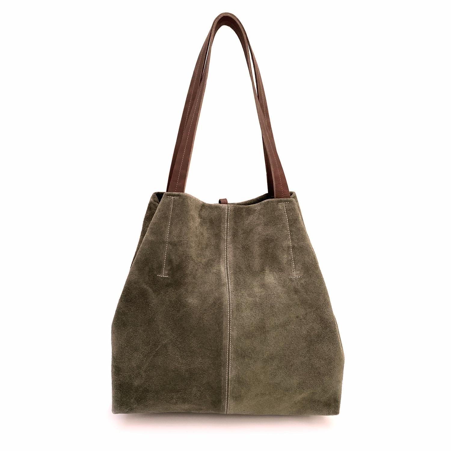 Cartera de cuero modelo JANE Oliva-2