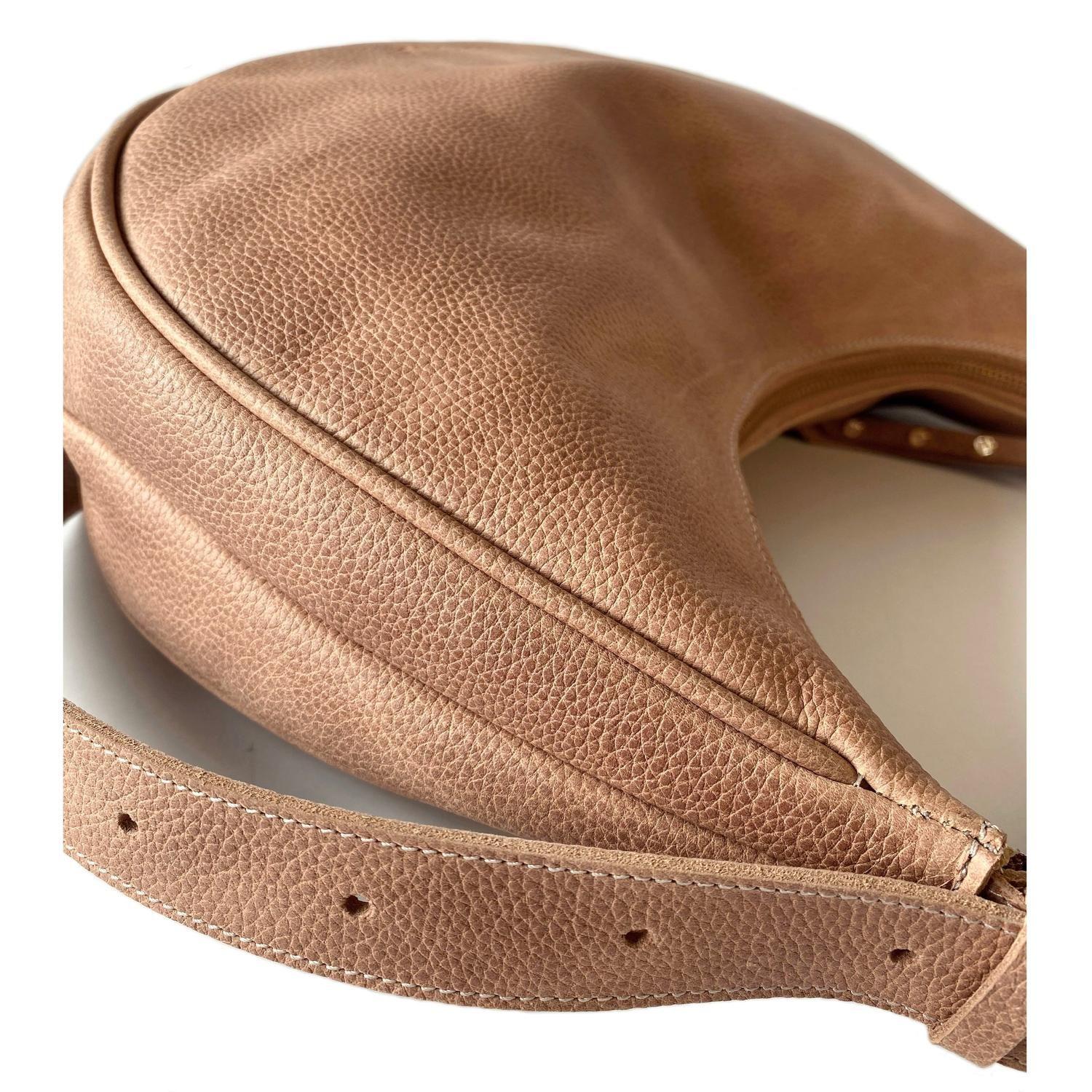 Cartera de cuero modelo ISIDORA Tostado-4