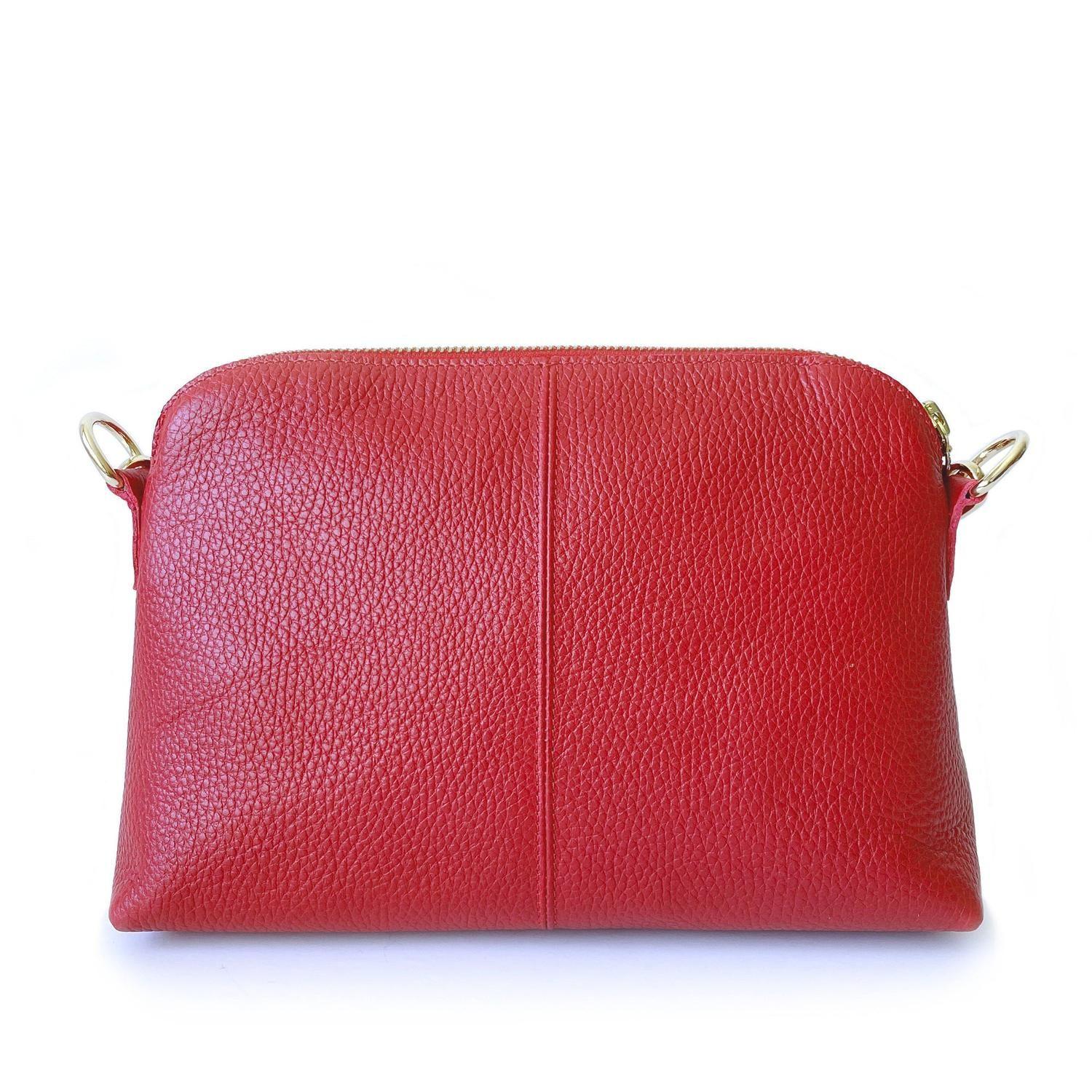 Cartera de cuero modelo MAITE Rojo-2