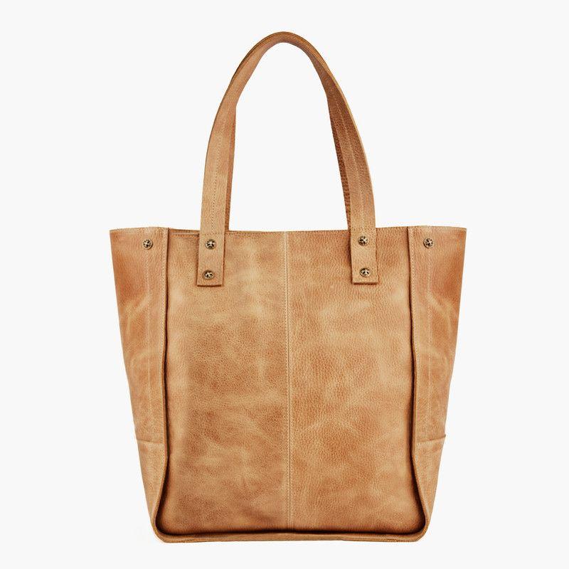 Cartera de cuero modelo Leonor Miel-2