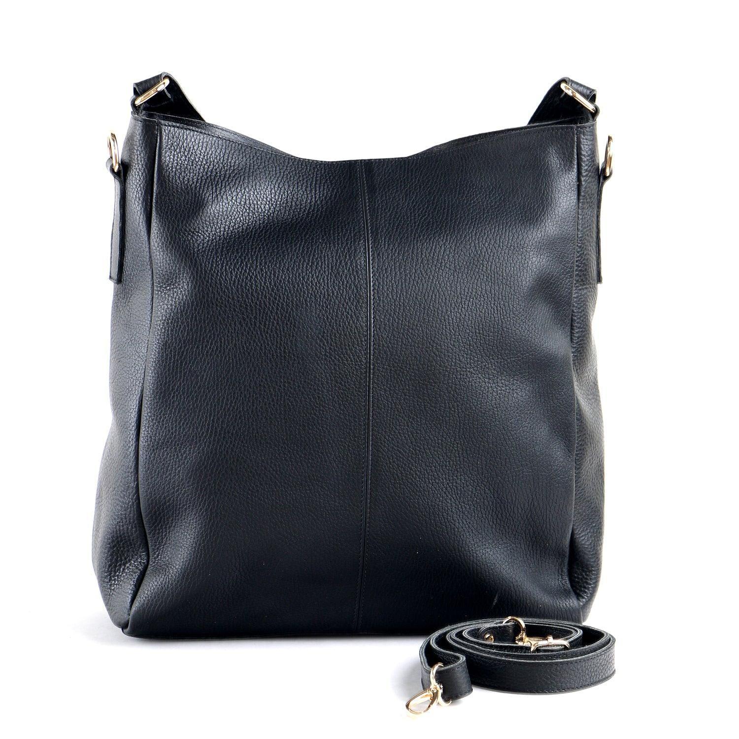 Cartera de cuero modelo MARGARET Negro-2