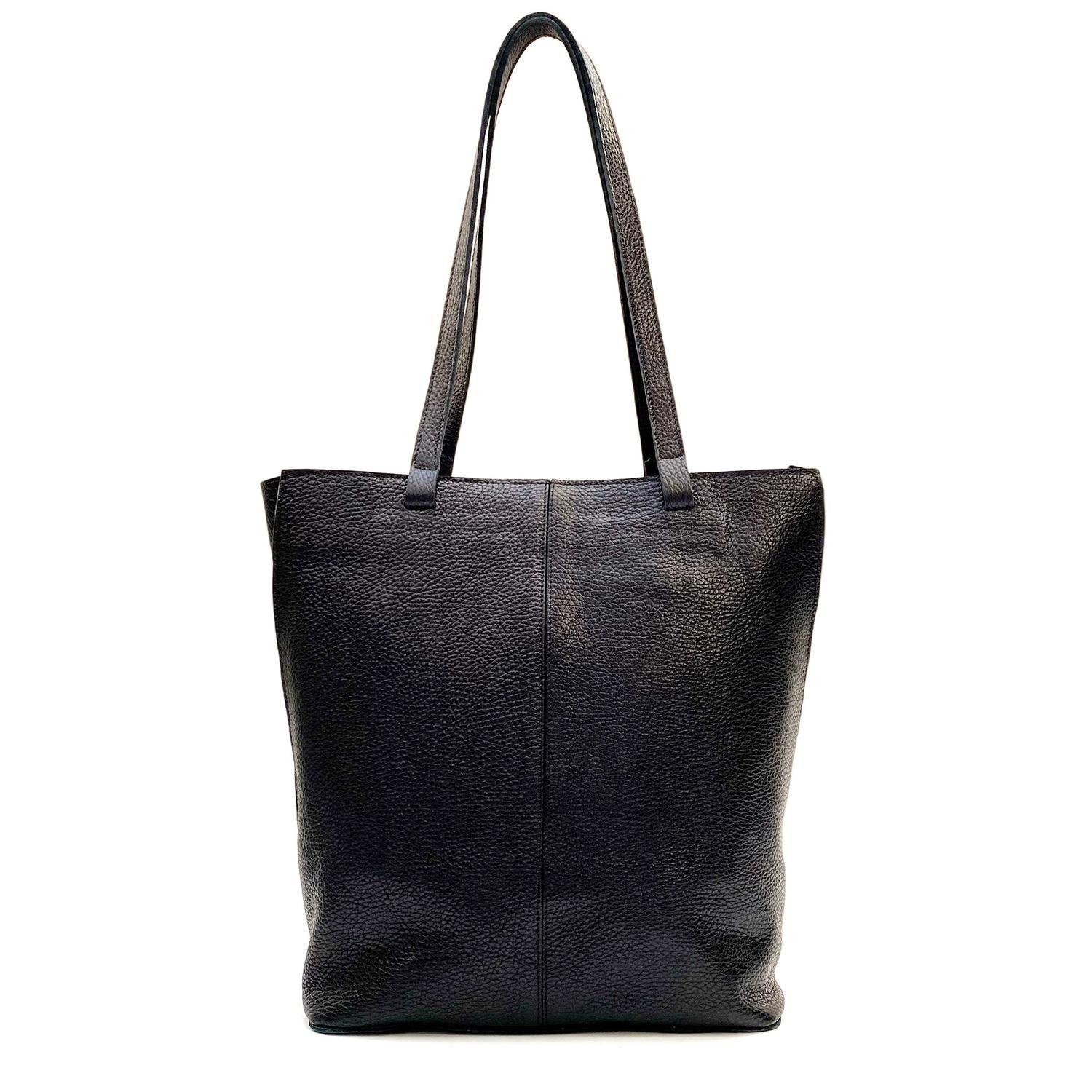 Cartera de cuero modelo CLARA Negro-2