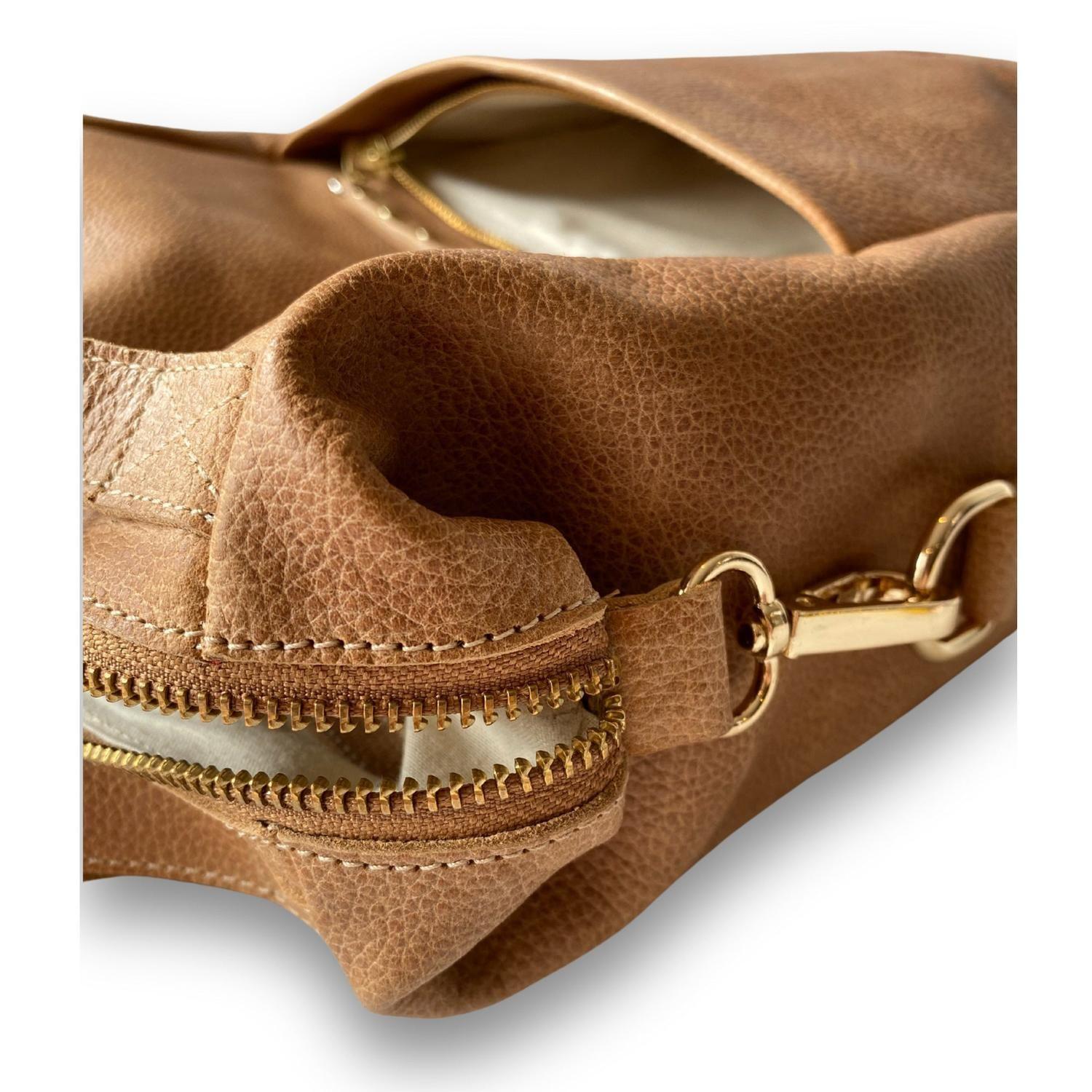 Mochila de cuero modelo MATILDE Tostado-5