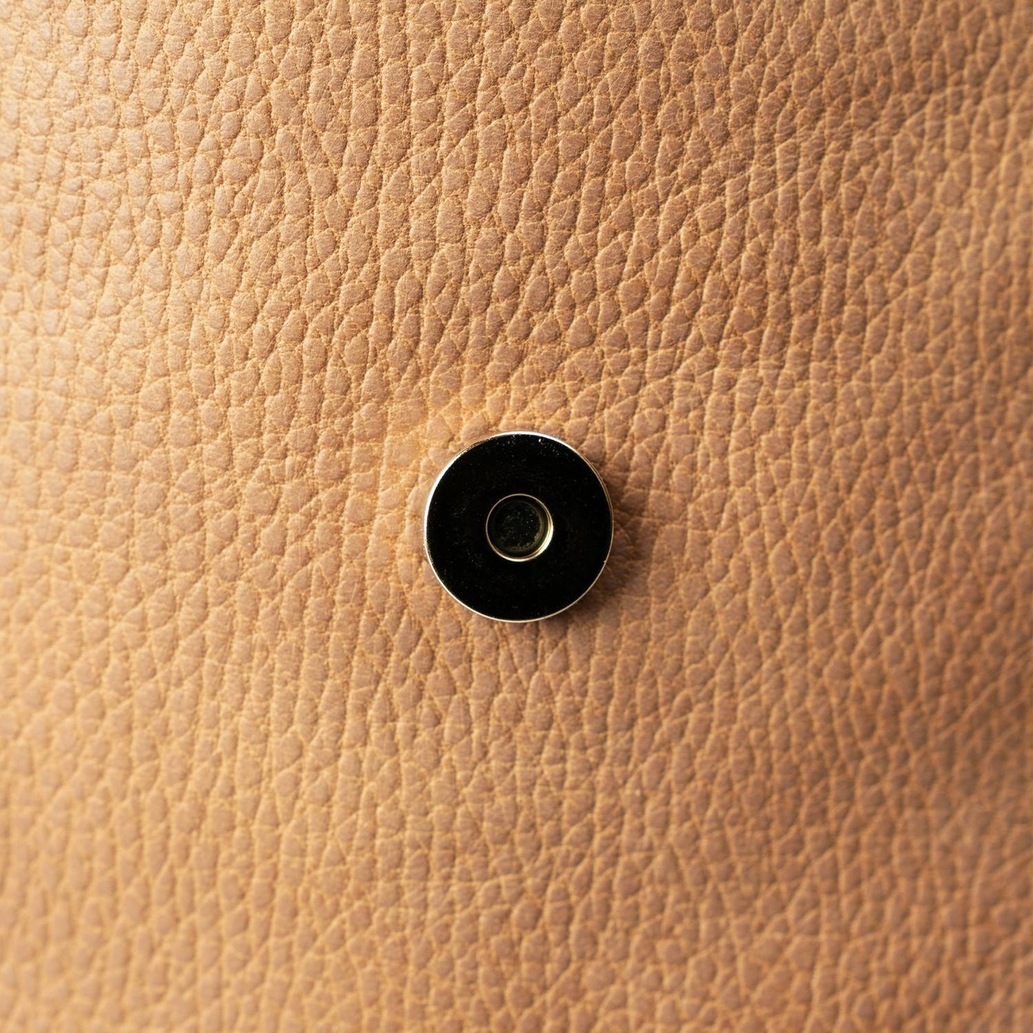 Mochila de cuero modelo ELENA Miel-4