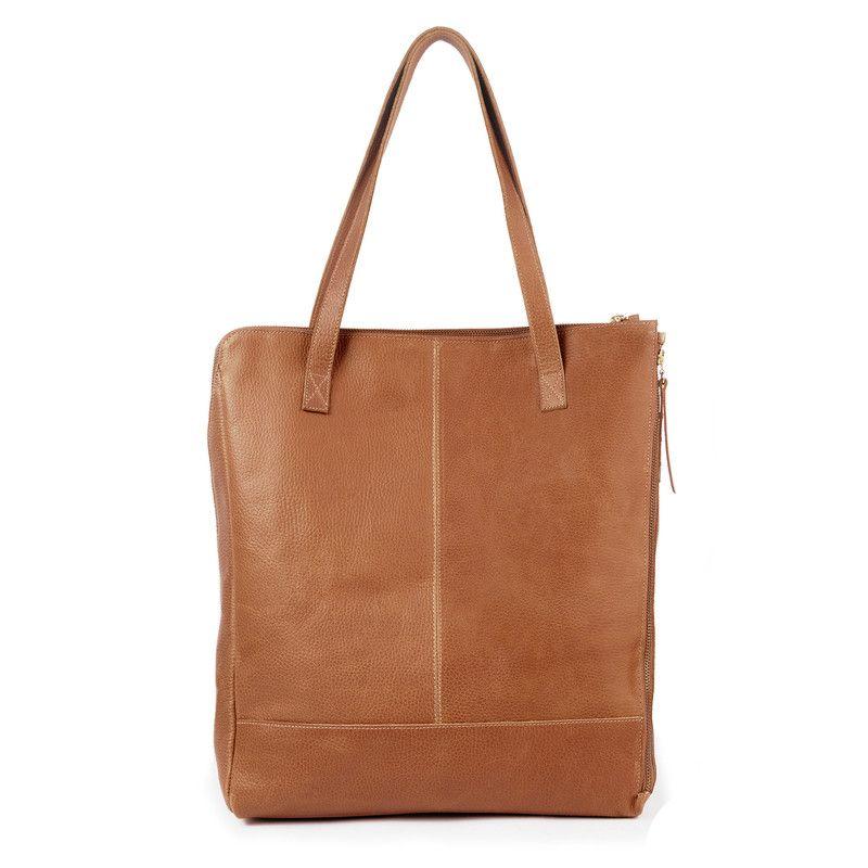 Cartera de cuero modelo Josephine Miel-2