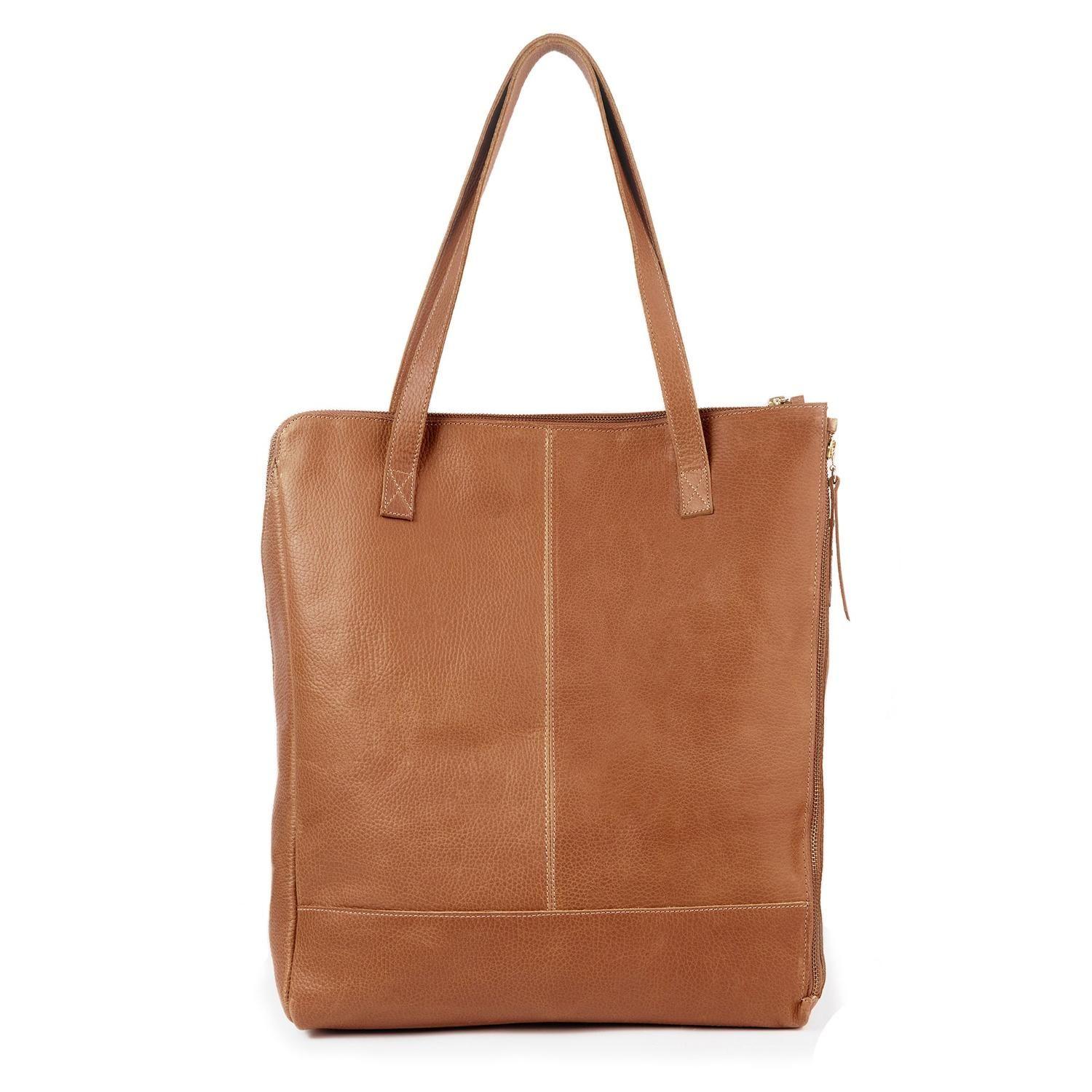 Cartera de cuero modelo JOSEPHINE Miel-2