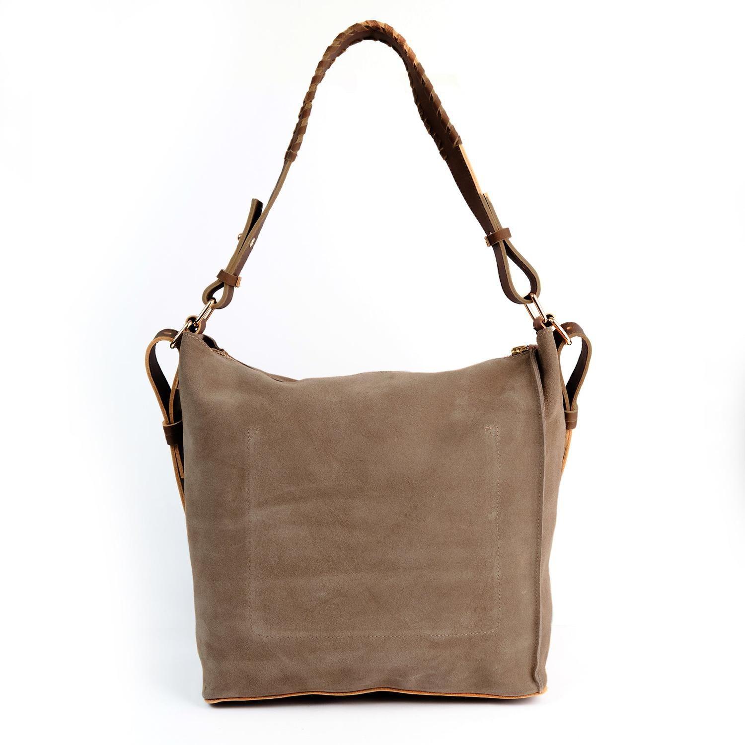 Cartera de cuero modelo VIRGINIA Taupe-2