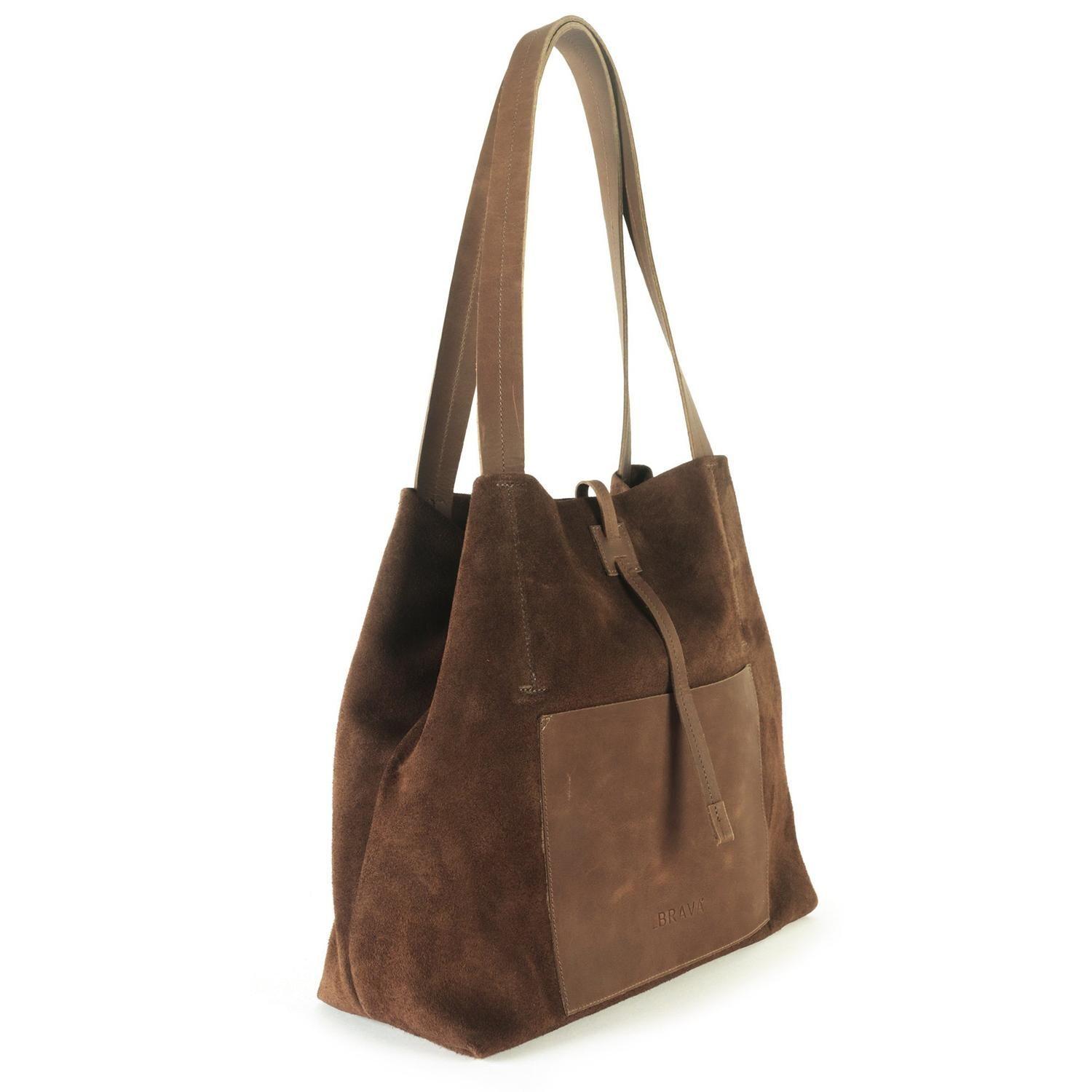 Cartera de cuero modelo JANE Chocolate-1