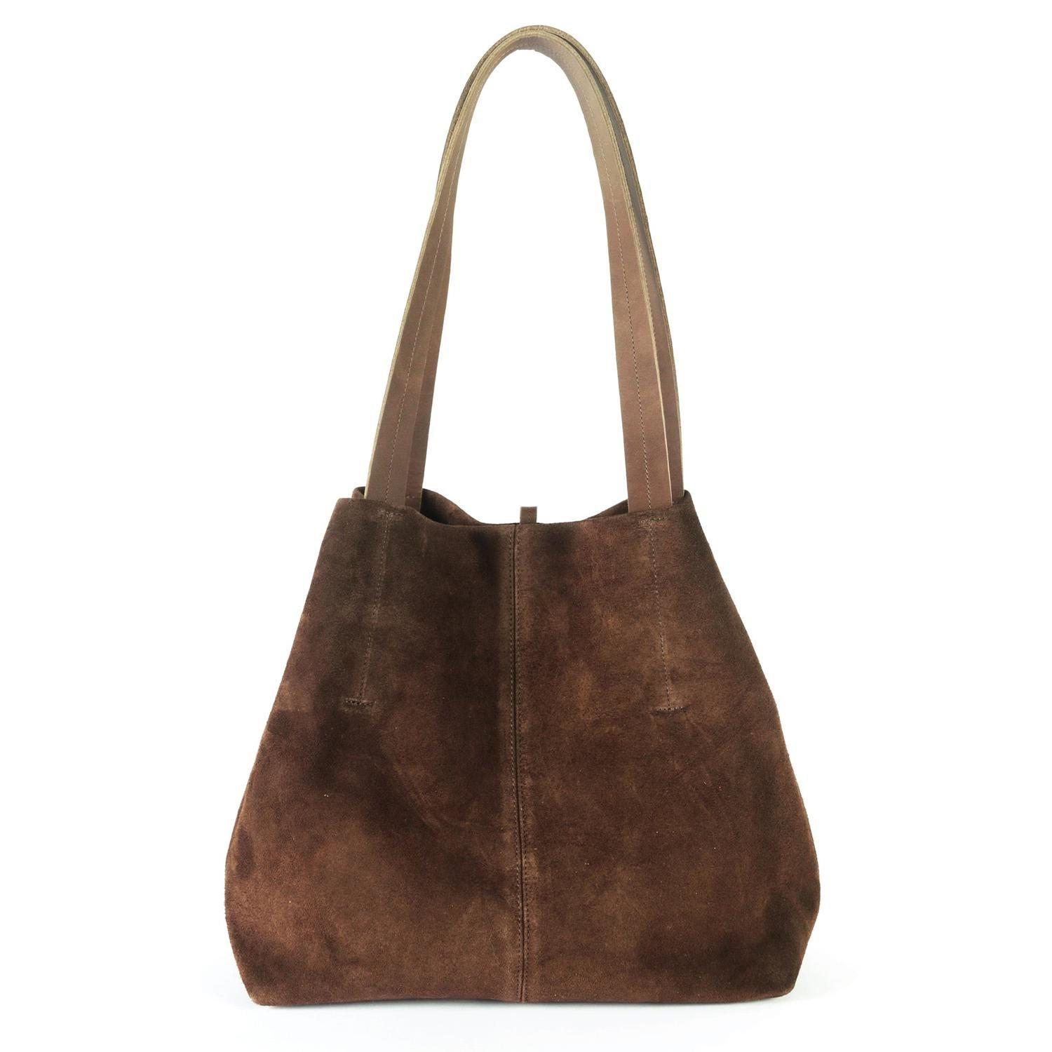 Cartera de cuero modelo JANE Chocolate-2