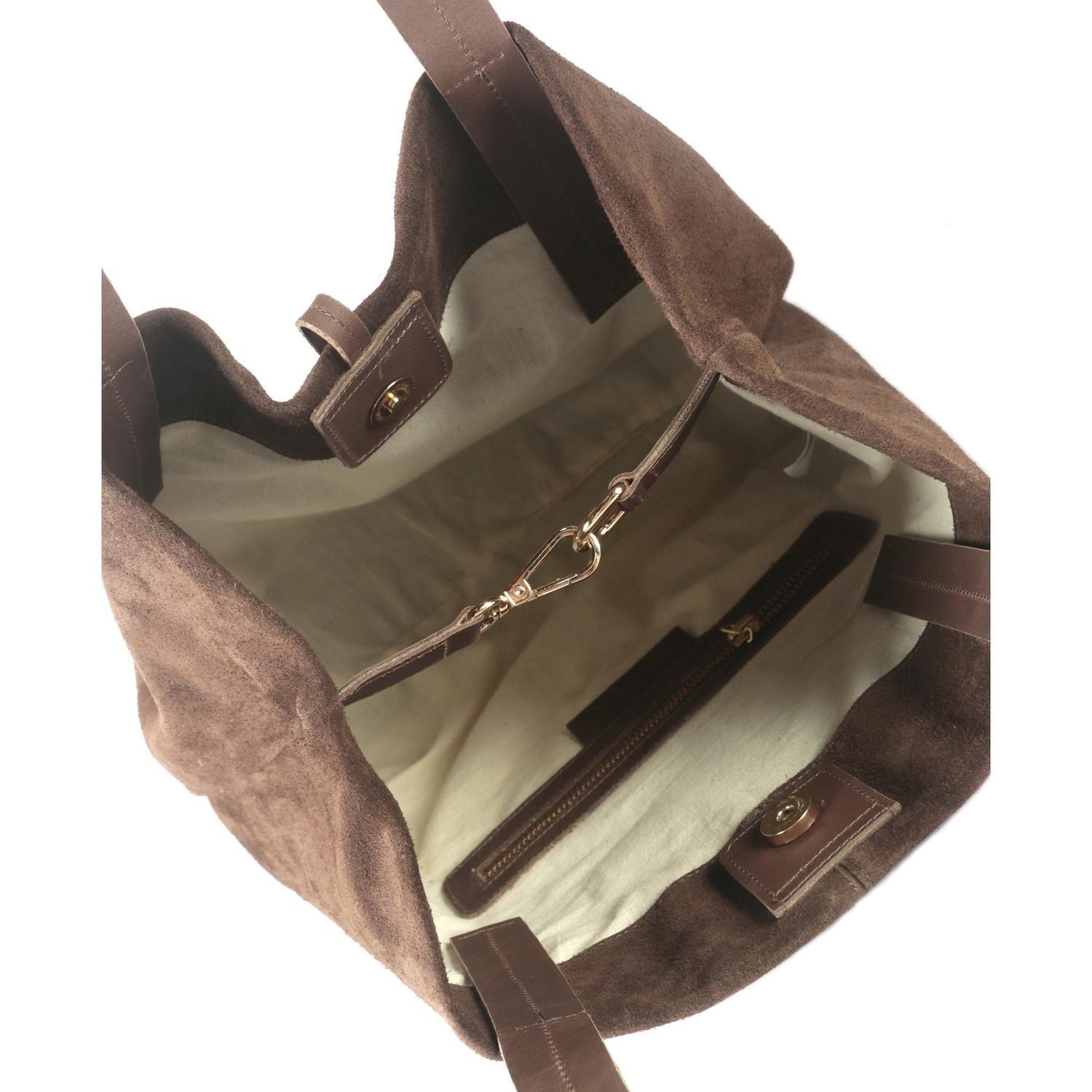 Cartera de cuero modelo JANE Chocolate-3