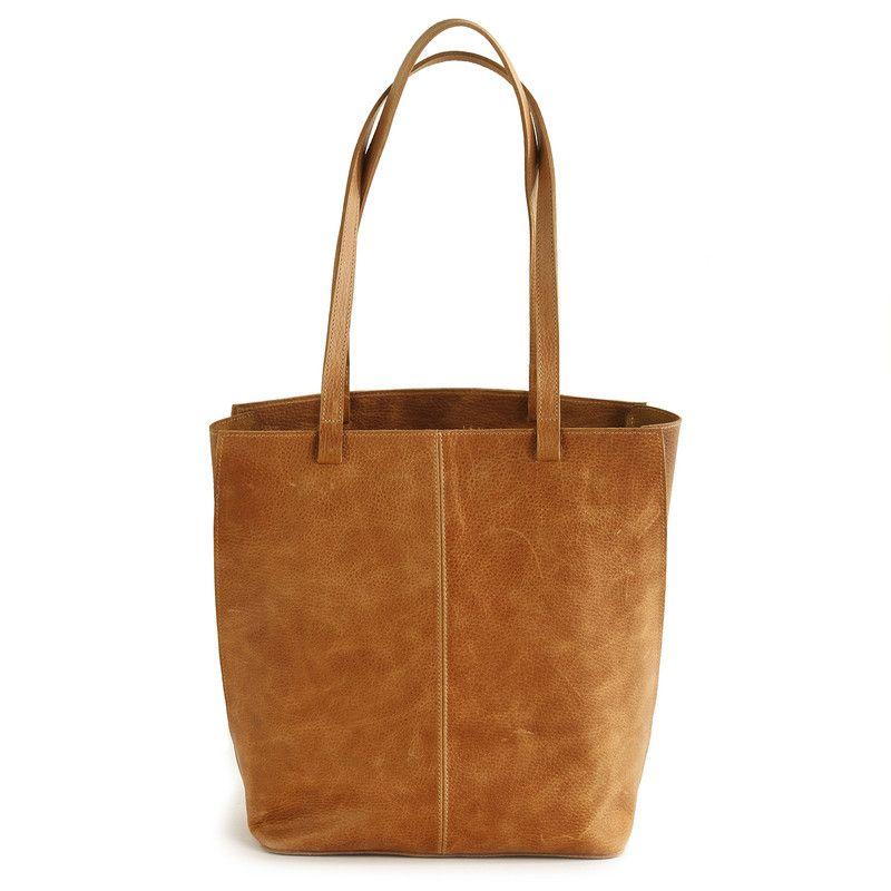 Cartera de cuero modelo Clara Miel-2