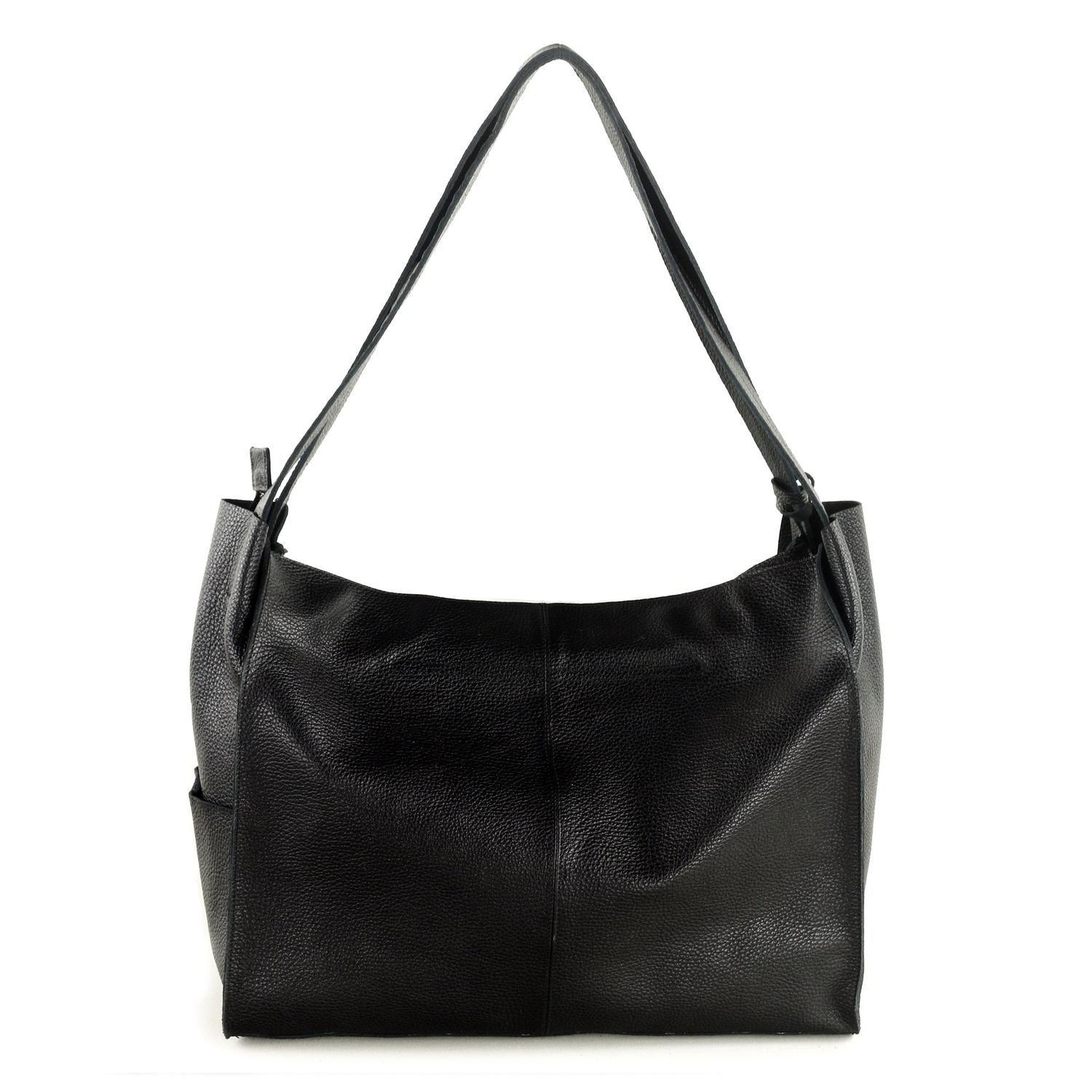 Cartera de cuero modelo FRIDA Negro-2