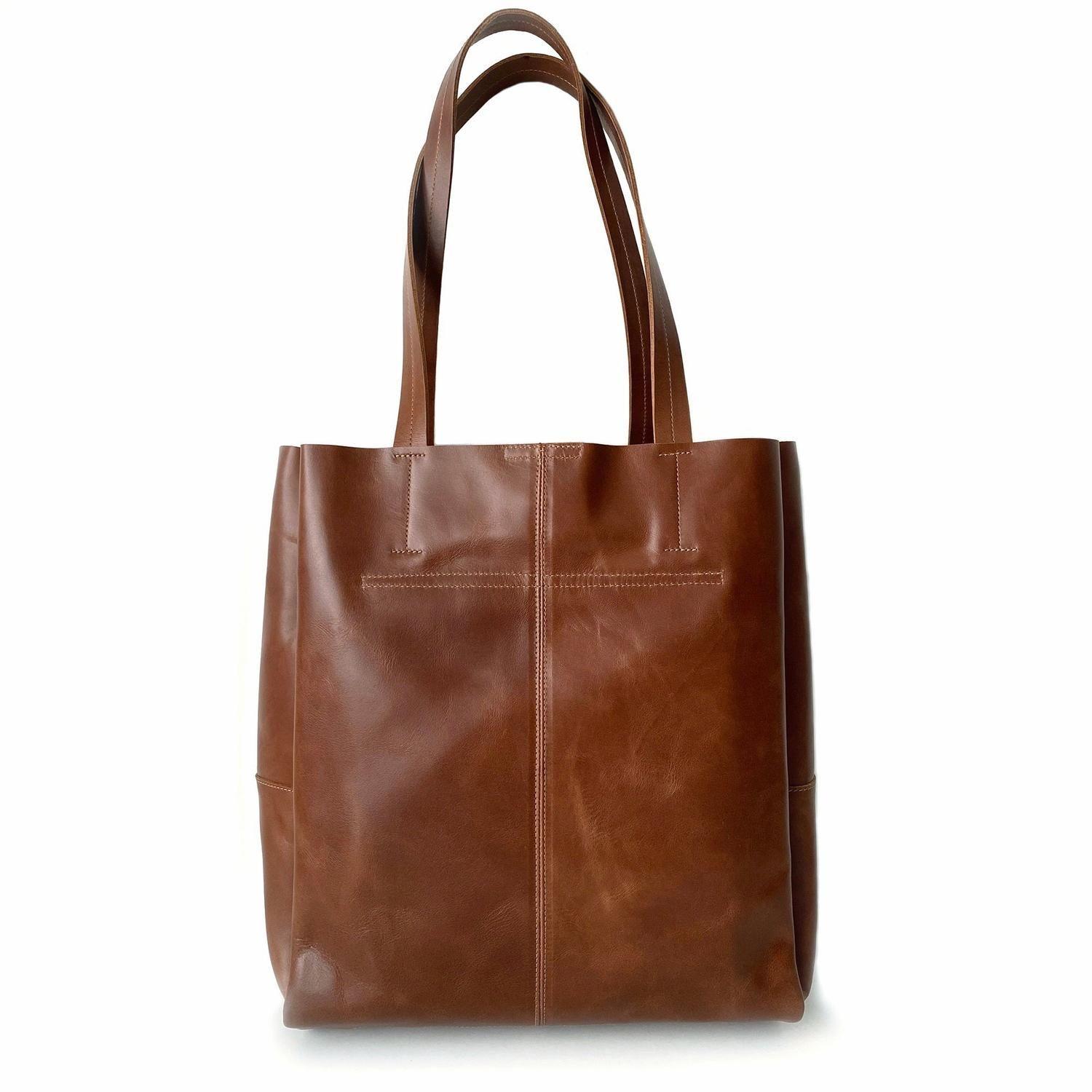 Cartera de cuero modelo SIMONE Cognac-2