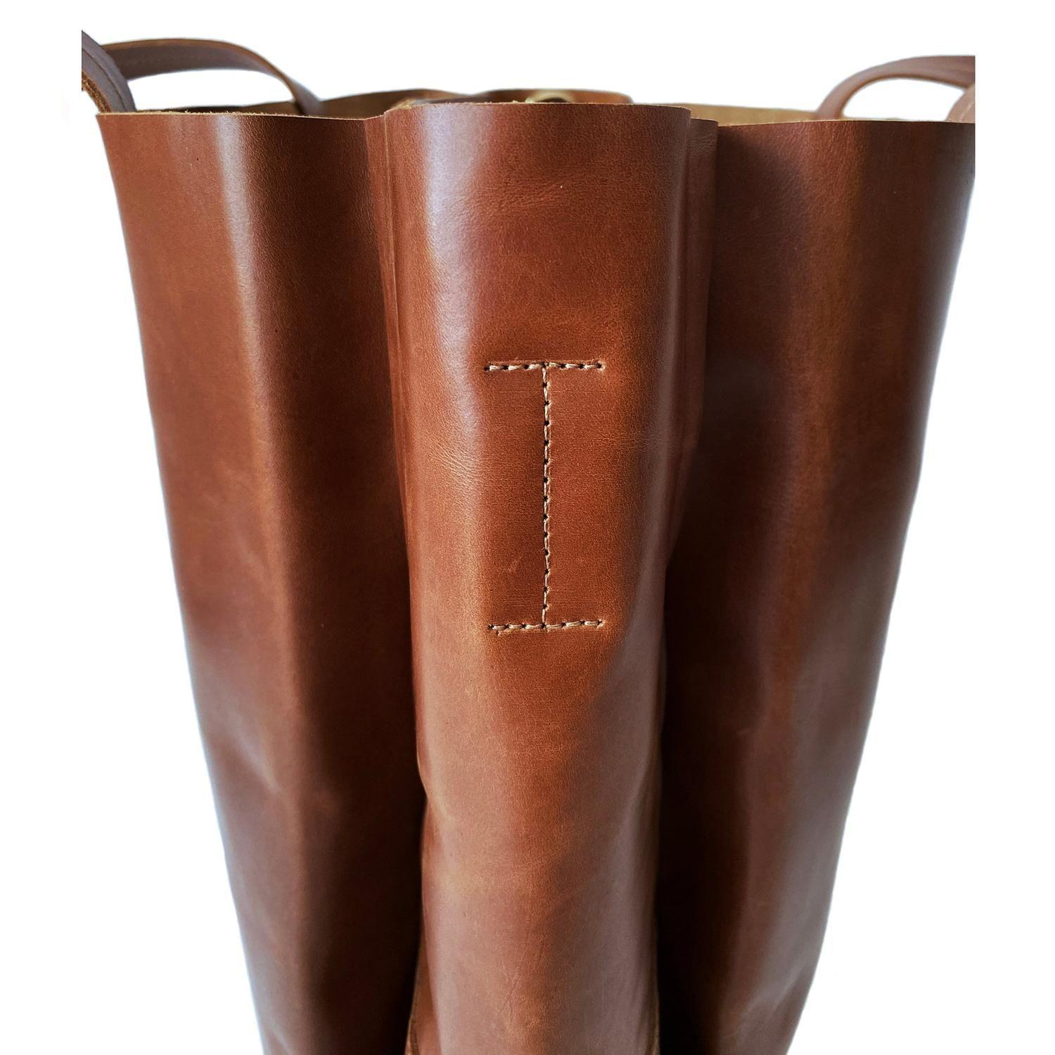 Cartera de cuero modelo SIMONE Cognac-5