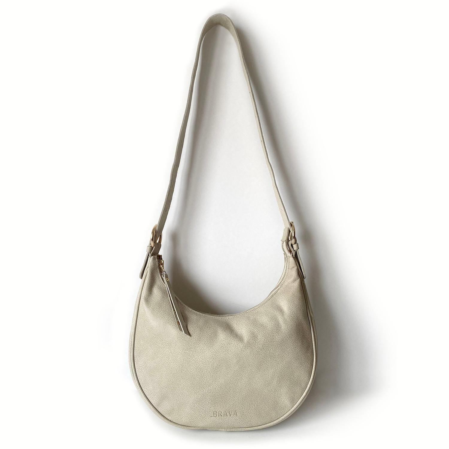 Cartera de cuero modelo ISIDORA Hueso-3