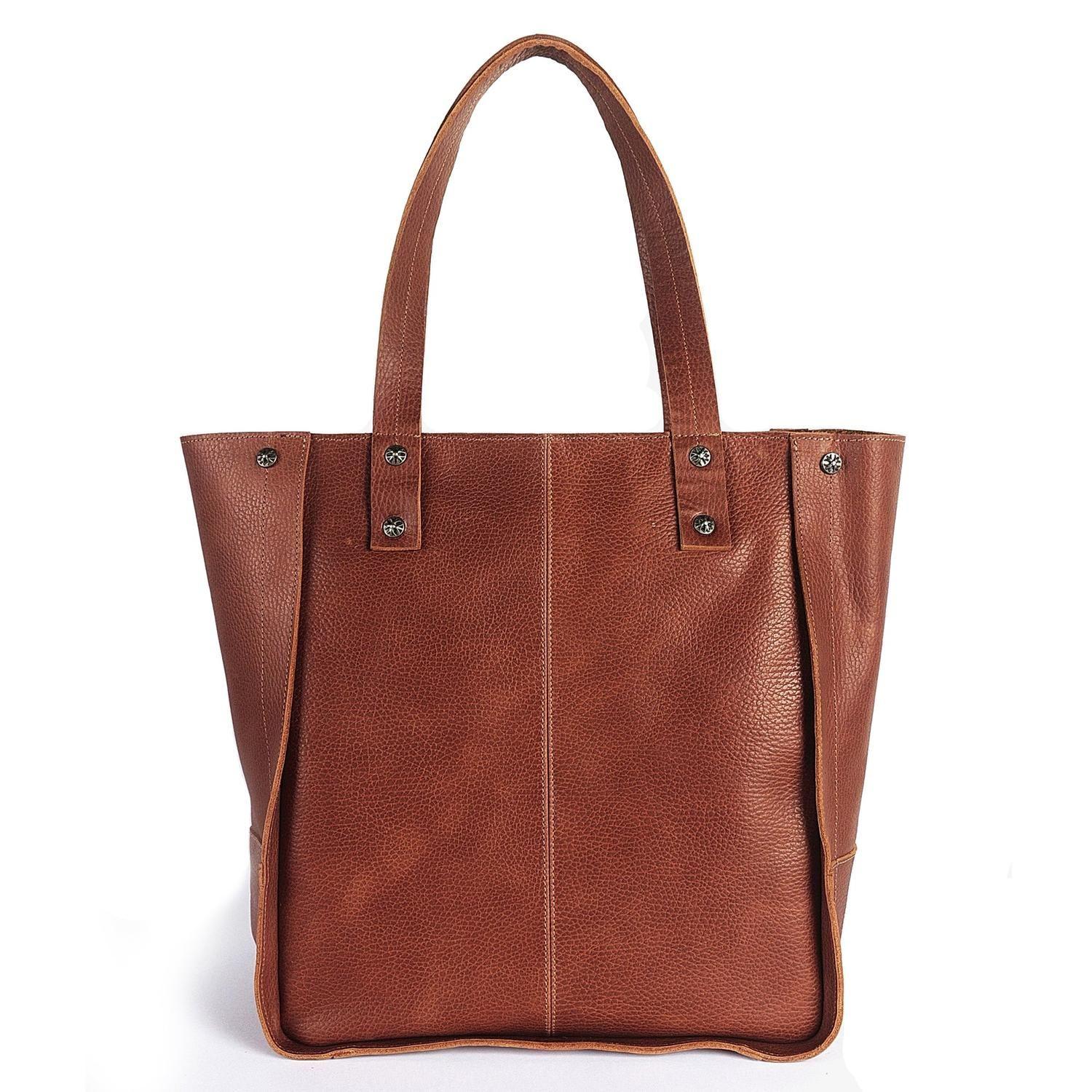 Cartera de cuero modelo LEONOR Cognac-2