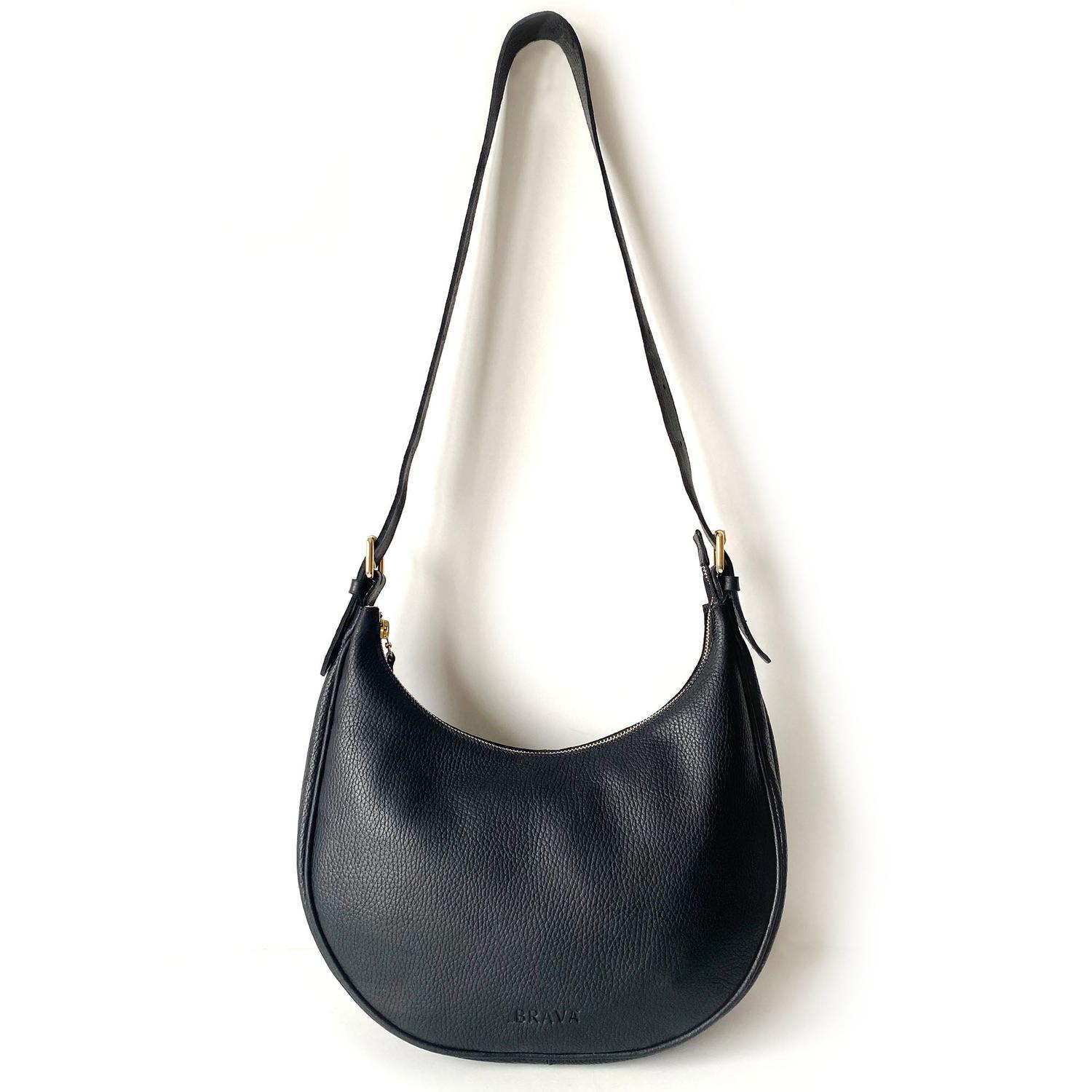 Cartera de cuero modelo ISIDORA Negro-3