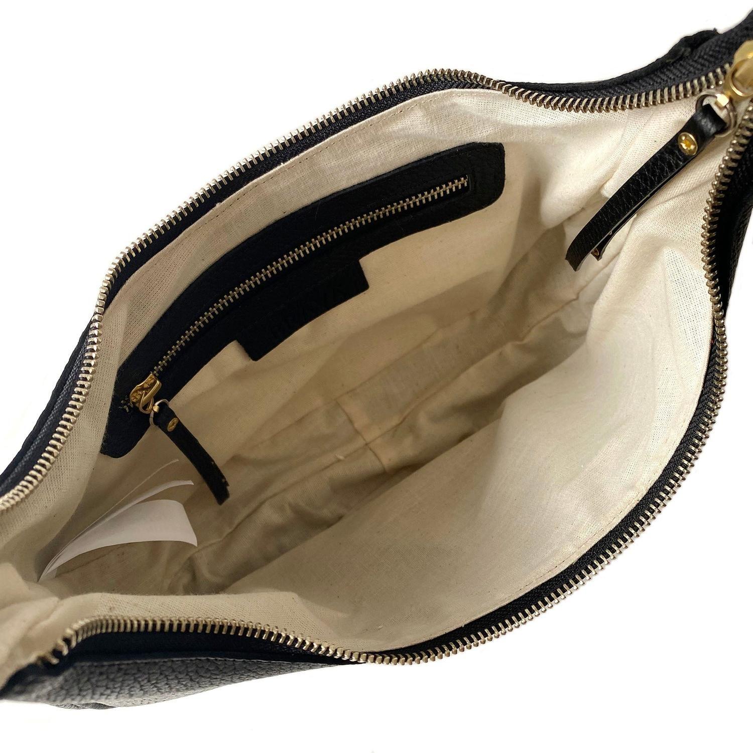 Cartera de cuero modelo ISIDORA Negro-5