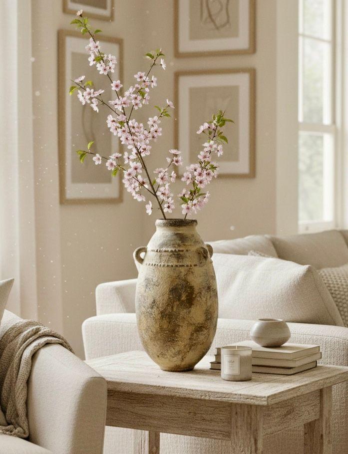 Florero de Cerámica Rústica-2