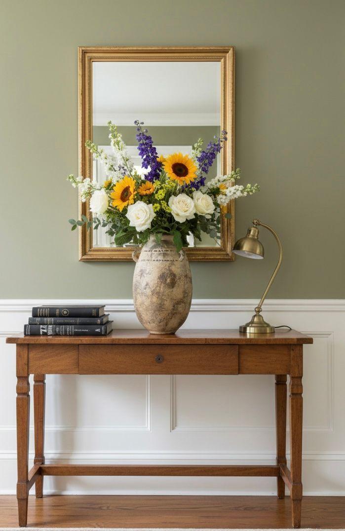 Florero de Cerámica Rústica-3