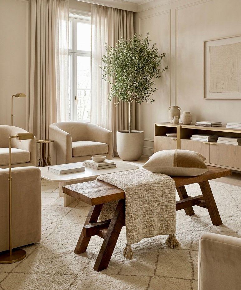 Mesa de Centro Modelo Sensal de Roble-4