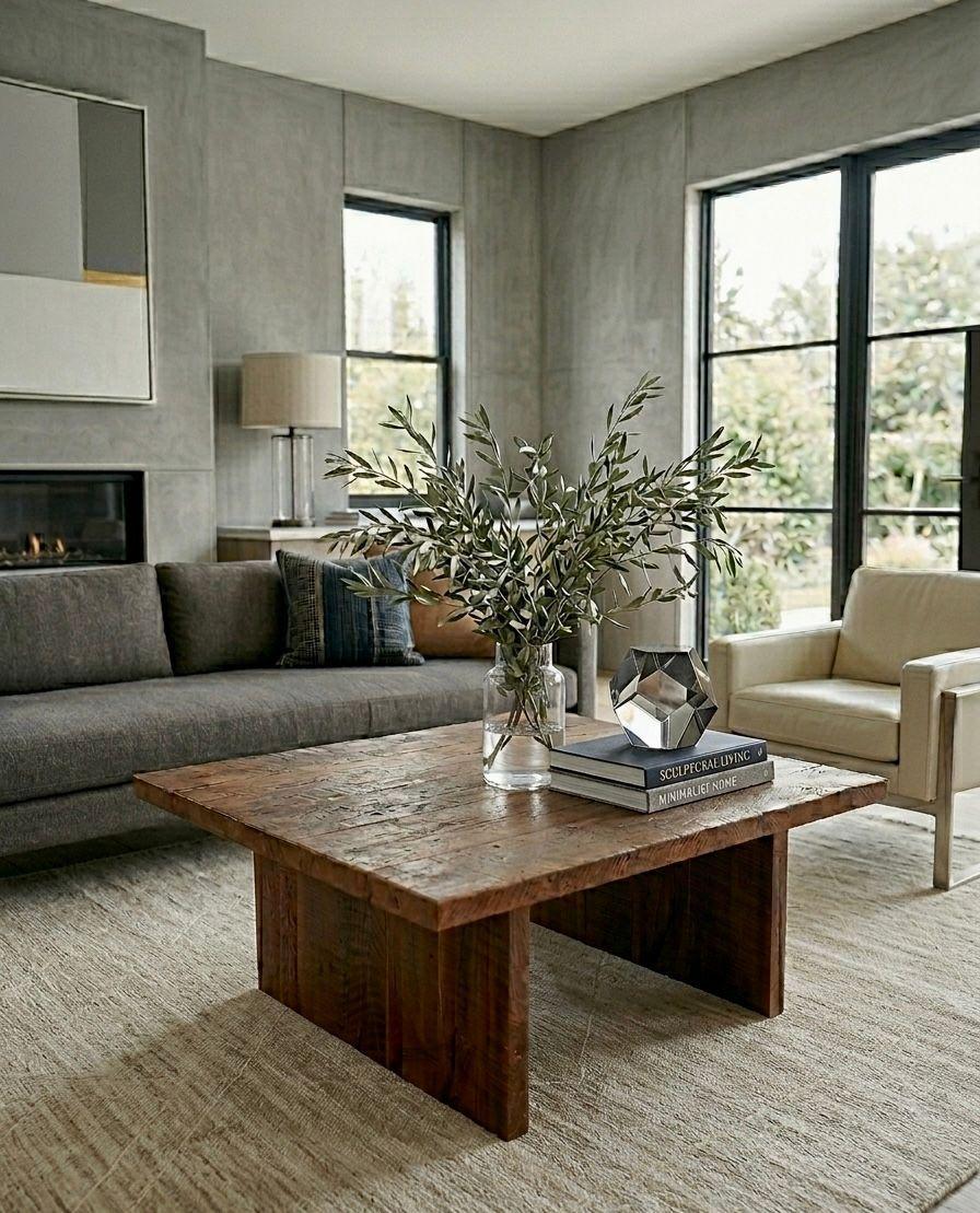 Mesa de Centro de Roble - Modelo Ethos-3