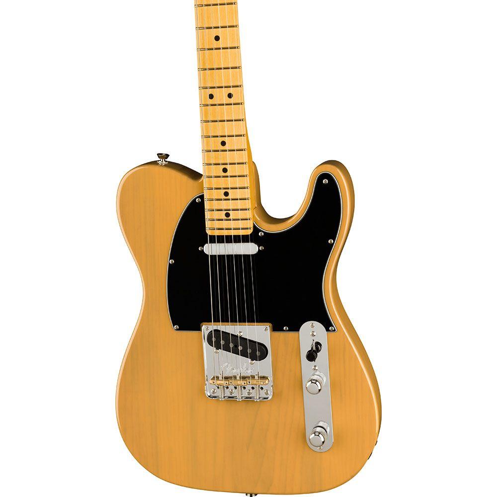 Fender Guitarra Eléctrica American Prof II Tele Blonde-1