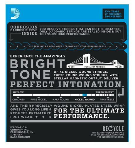 Daddario Cuerdas Guitarra Eléctrica EXL 009-042-1