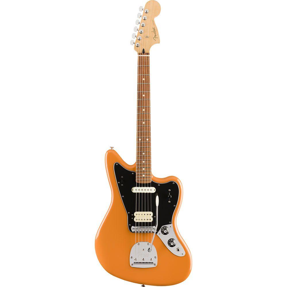Fender Guitarra Eléctrica Player Jaguar Capri Orange -0