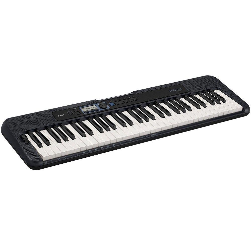 Casio Teclado CT-S300 con adaptador, funda y cable-1