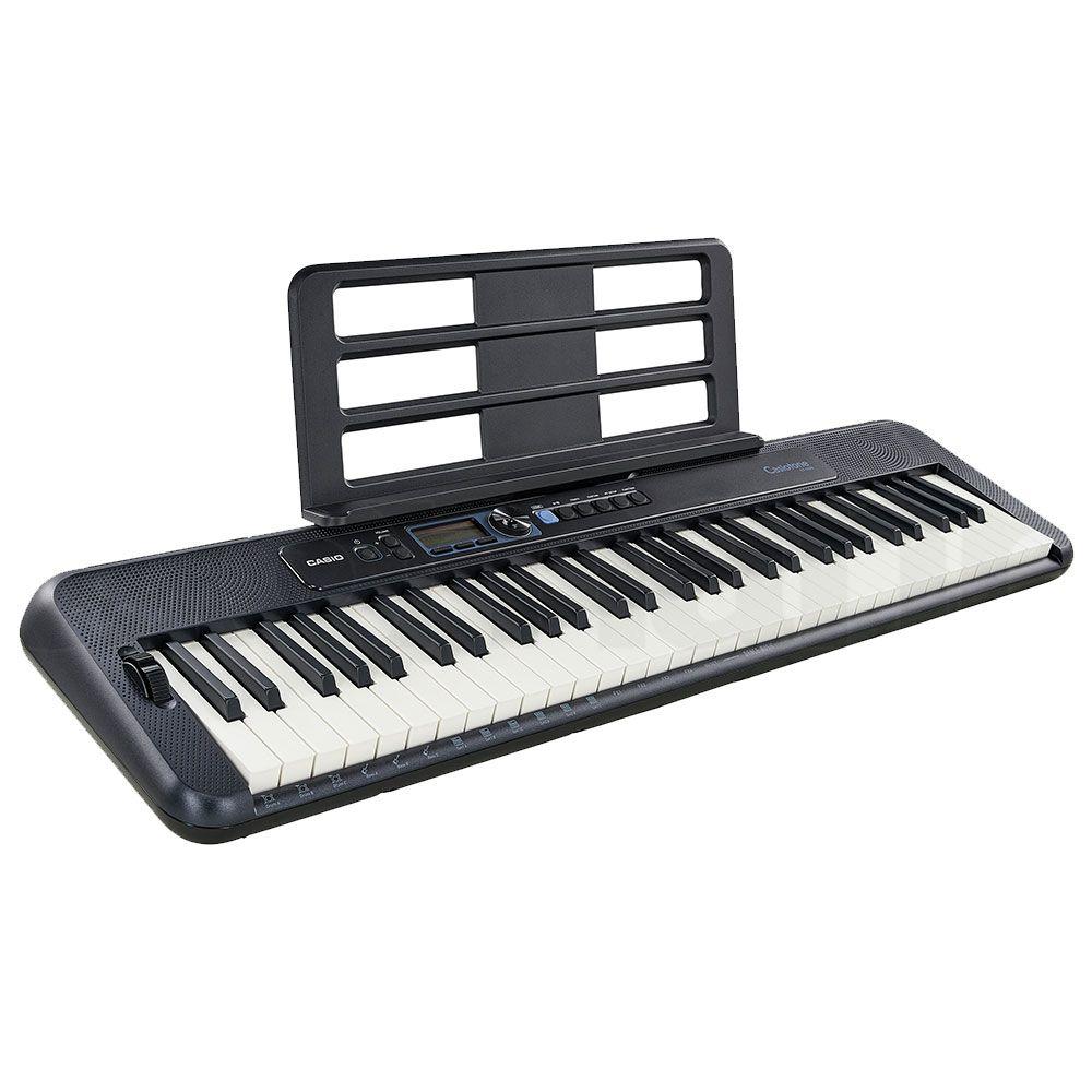 Casio Teclado CT-S300 con adaptador, funda y cable-3
