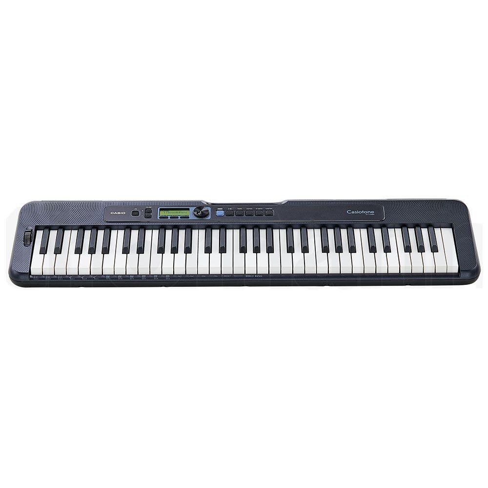 Casio Teclado CT-S300 con adaptador, funda y cable-4