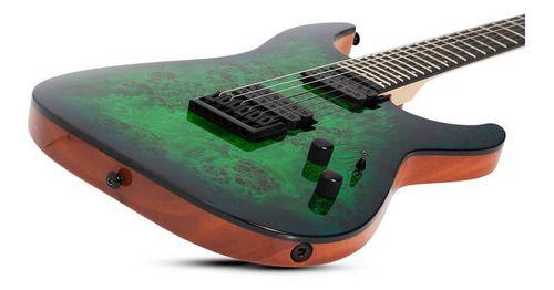 Schecter Guitarra Eléctrica C6 Pro Shown Aqua Burst-2