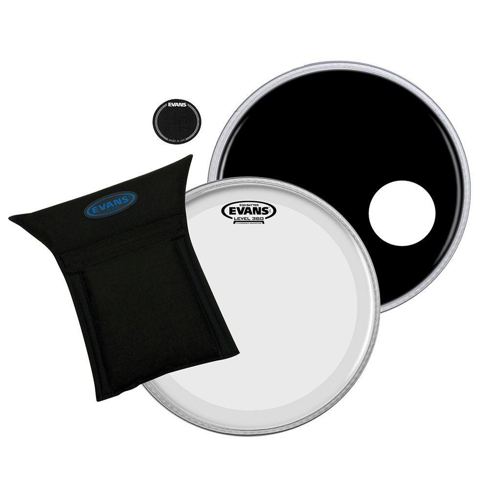 Evans Parche 22" EQ3 Coated/Clear-1