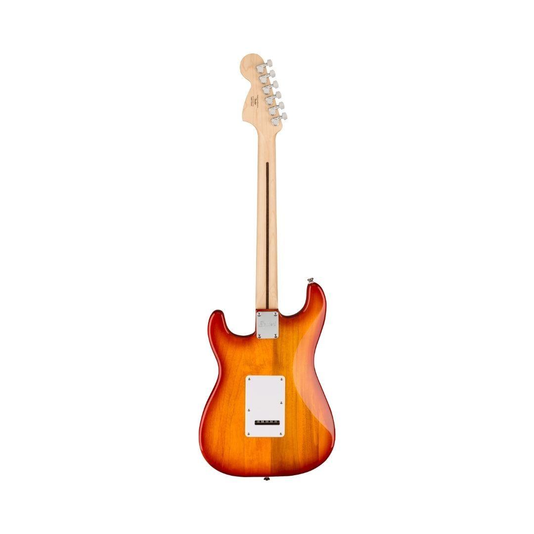 Squier Guitarra Eléctrica Strato Affinity FMT HSS Sienna-1