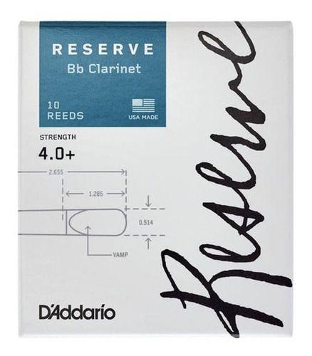 Rico Caña Clarinete 4.0" +  Reserve  Caja 2 Unidades-4