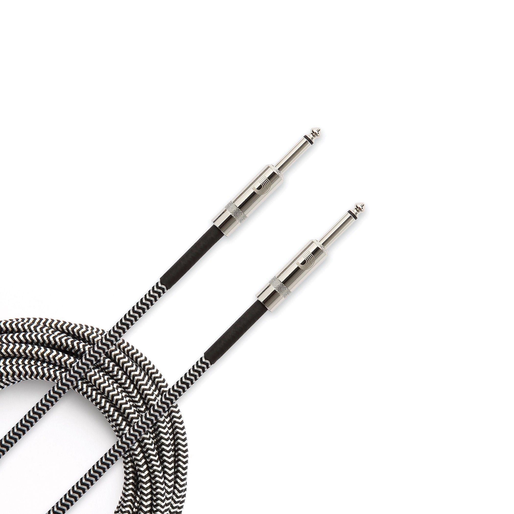 Planet Waves Cable Custom trenzado gris 3 metros-1