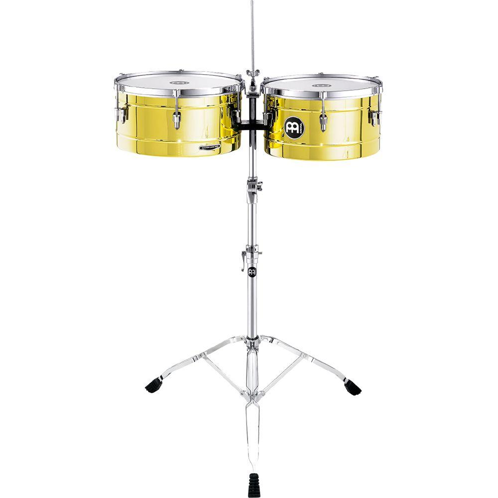 Meinl Timbales Marathon 14"x 15" Acero Dorado-0