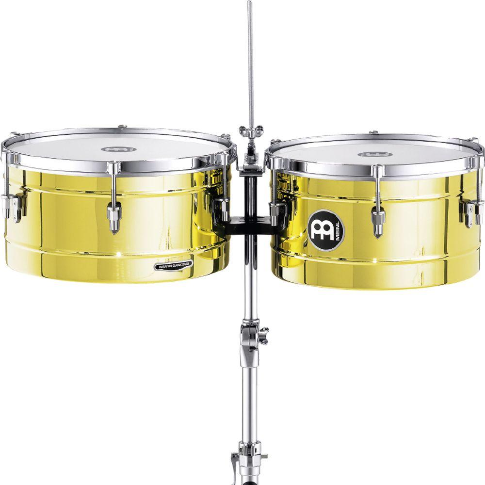 Meinl Timbales Marathon 14"x 15" Acero Dorado-1