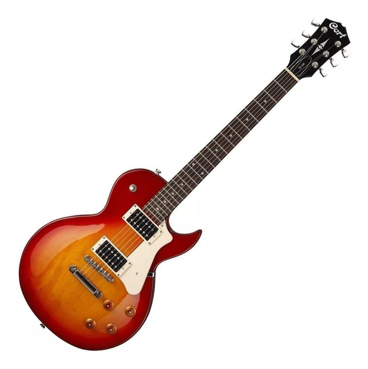 Cort Guitarra Eléctrica CR100 Red Sunburst-4