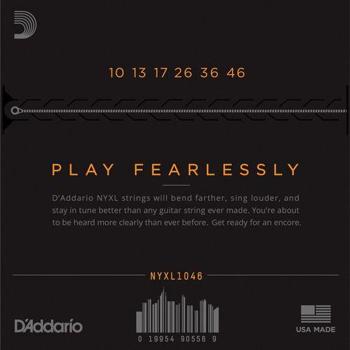 Daddario Cuerdas Guitarra Eléctrica NYXL 010-046-1