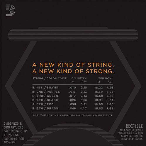 Daddario Cuerdas Guitarra Eléctrica NYXL 010-046-2