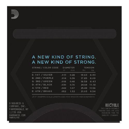 Daddario Cuerdas Guitarra Eléctrica 011-052-2