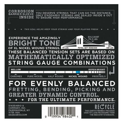 Daddario Cuerdas Guitarra Eléctrica Tensión -1