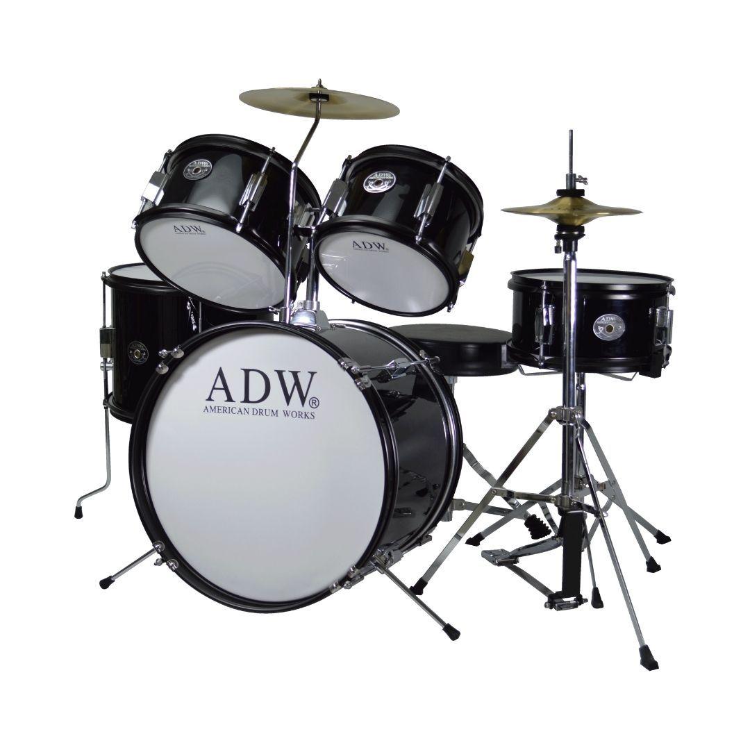 ADW Batería Junior ADJ5J Drum Set Negro-0